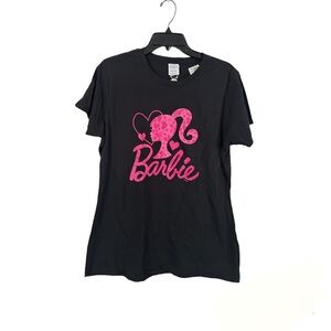 New Barbie’s Women Black T-shirt Size Large